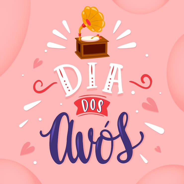 dia dos avos lettering 23 2148559584