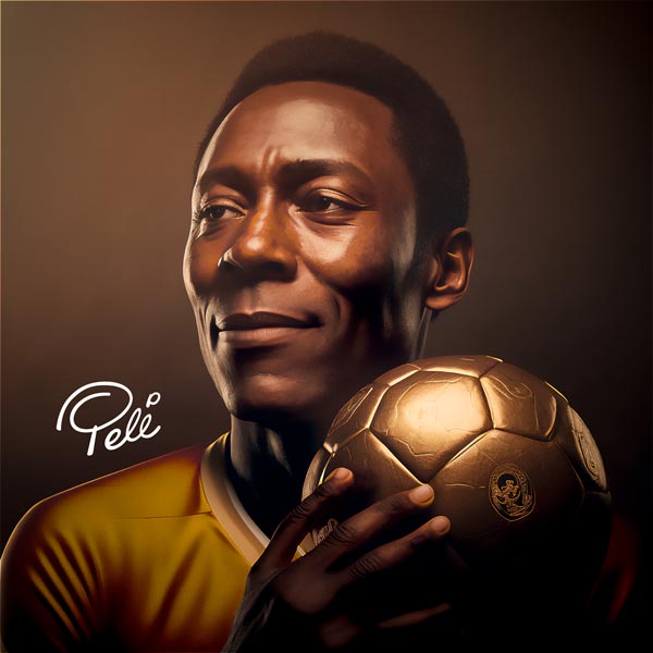 desenho do pele realista segurando boladourada