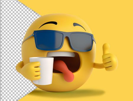 emoji bebado copo na mao vera feras do design