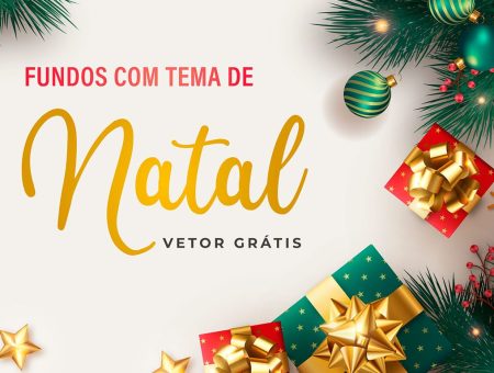 fundos de natal vetor gratis