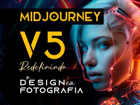 Midjourney V5. Descubra o que é o MidJourney V5 AI. Como criar melhores imagens e fotos. Dicas de prompt de comando e estilos grátis ilimitado.